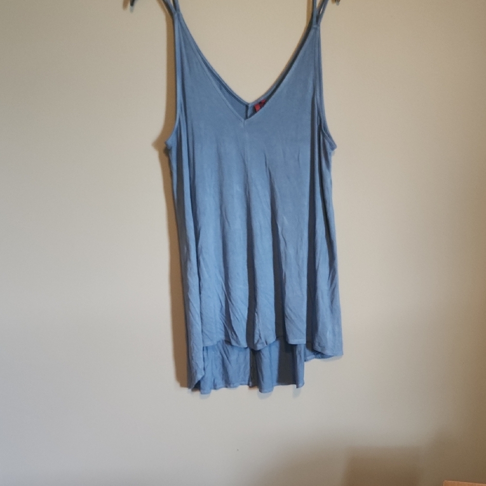 Blue Sleeveless Top
